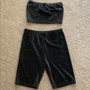 Biker shorts set